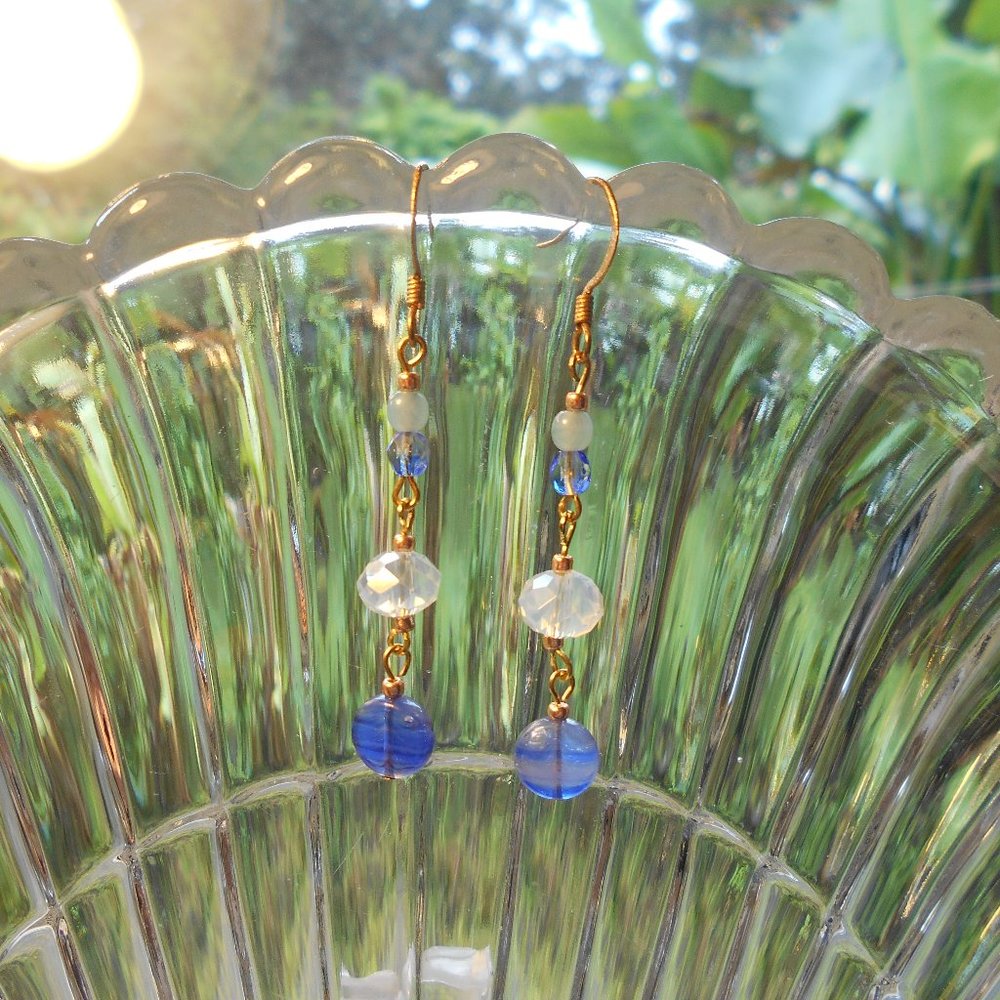 glass beaded handcrafted earrings
